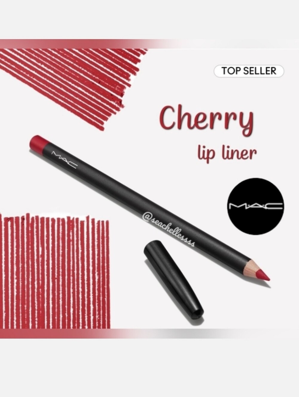 Mac Cosmetics Lip Liner Pencil | Cherry Bright Red | Brand New in Box